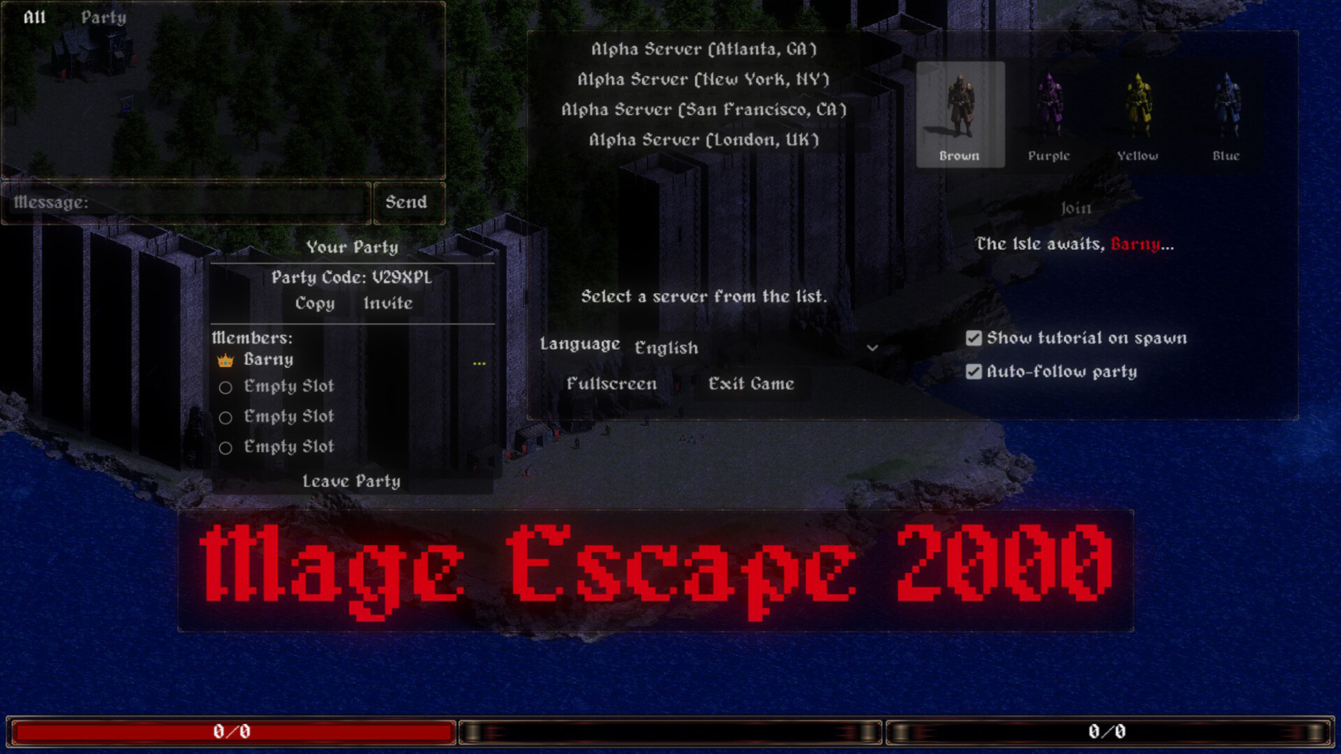 Mage Escape 2000 screenshot #1