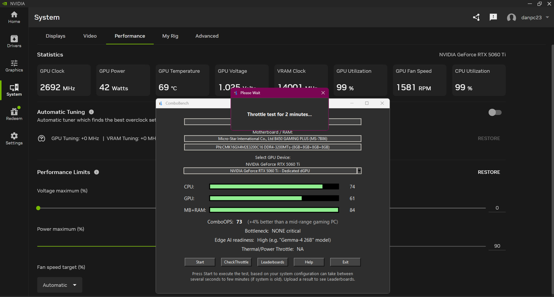 ComboBench screenshot 5