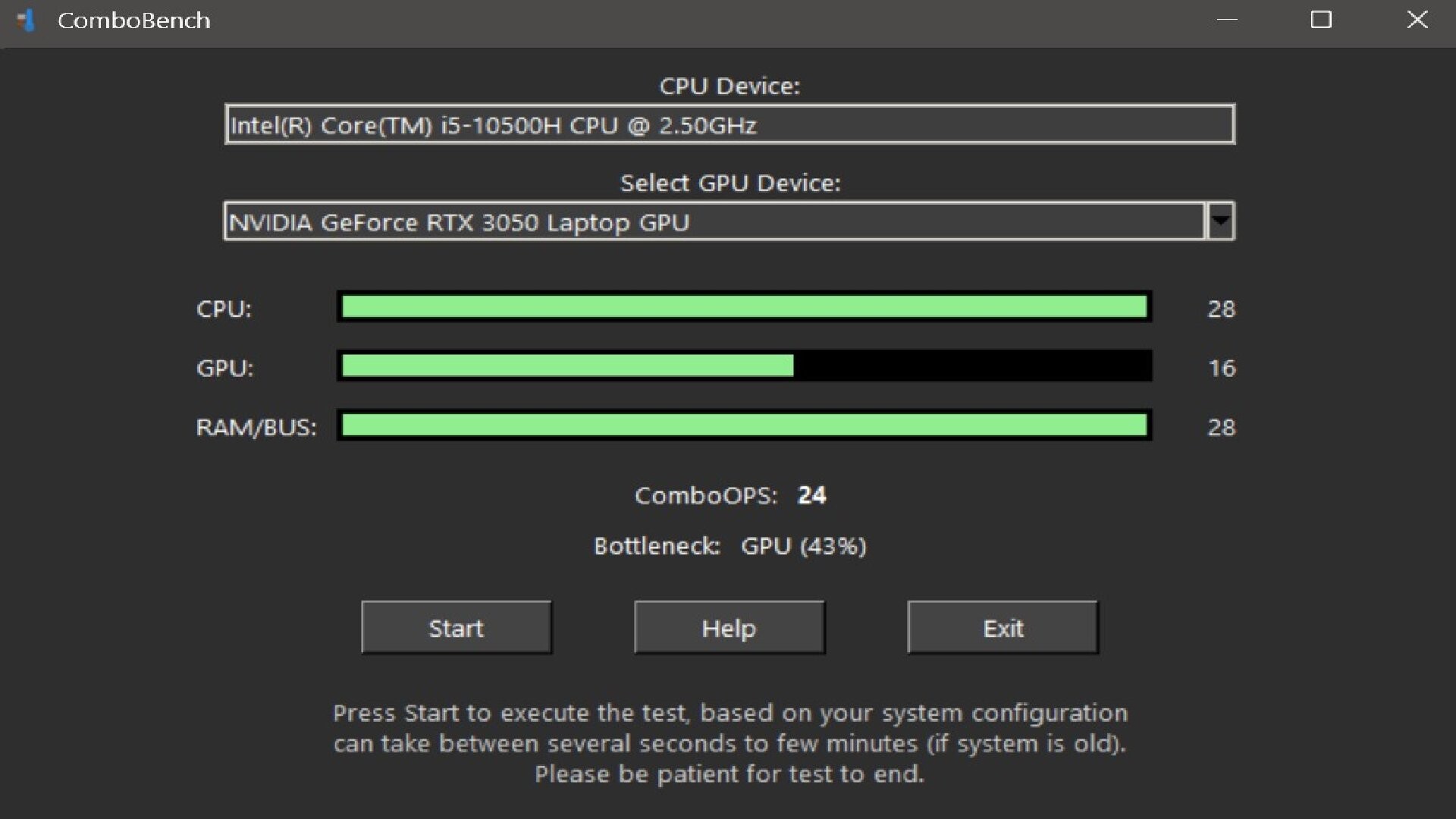 ComboBench screenshot #3