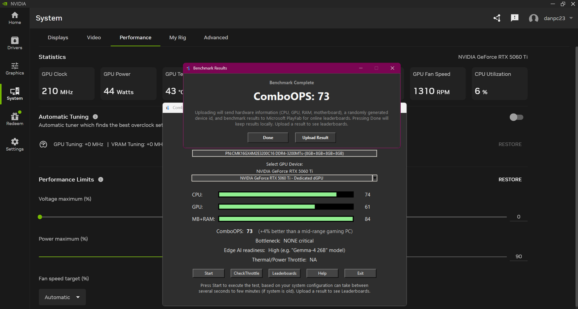 ComboBench screenshot 4
