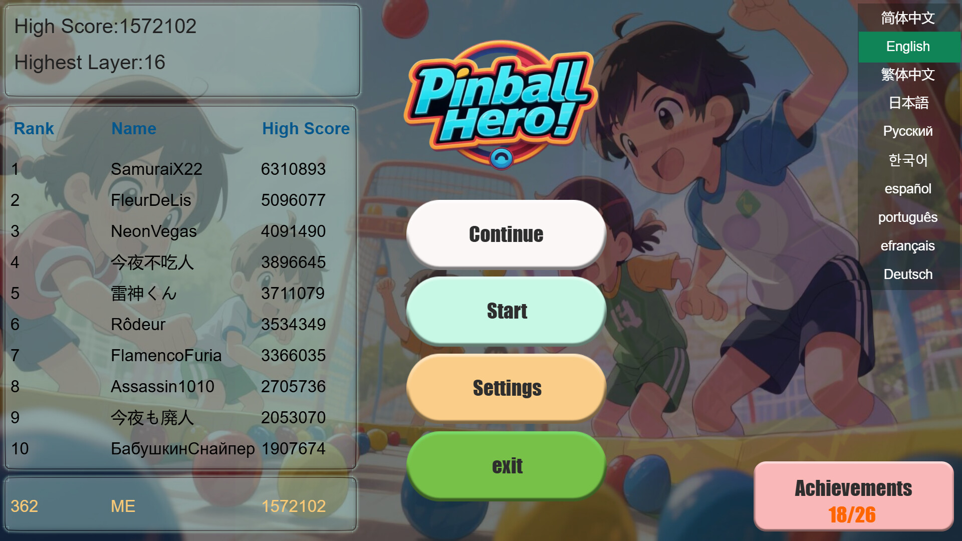 #8. Pinball Hero (Steam) 由: COSO