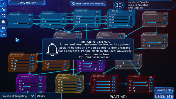 Celestial Anomalies: A Cosmic Exploration of Graphical Models Of Reasoning game for Linux 1