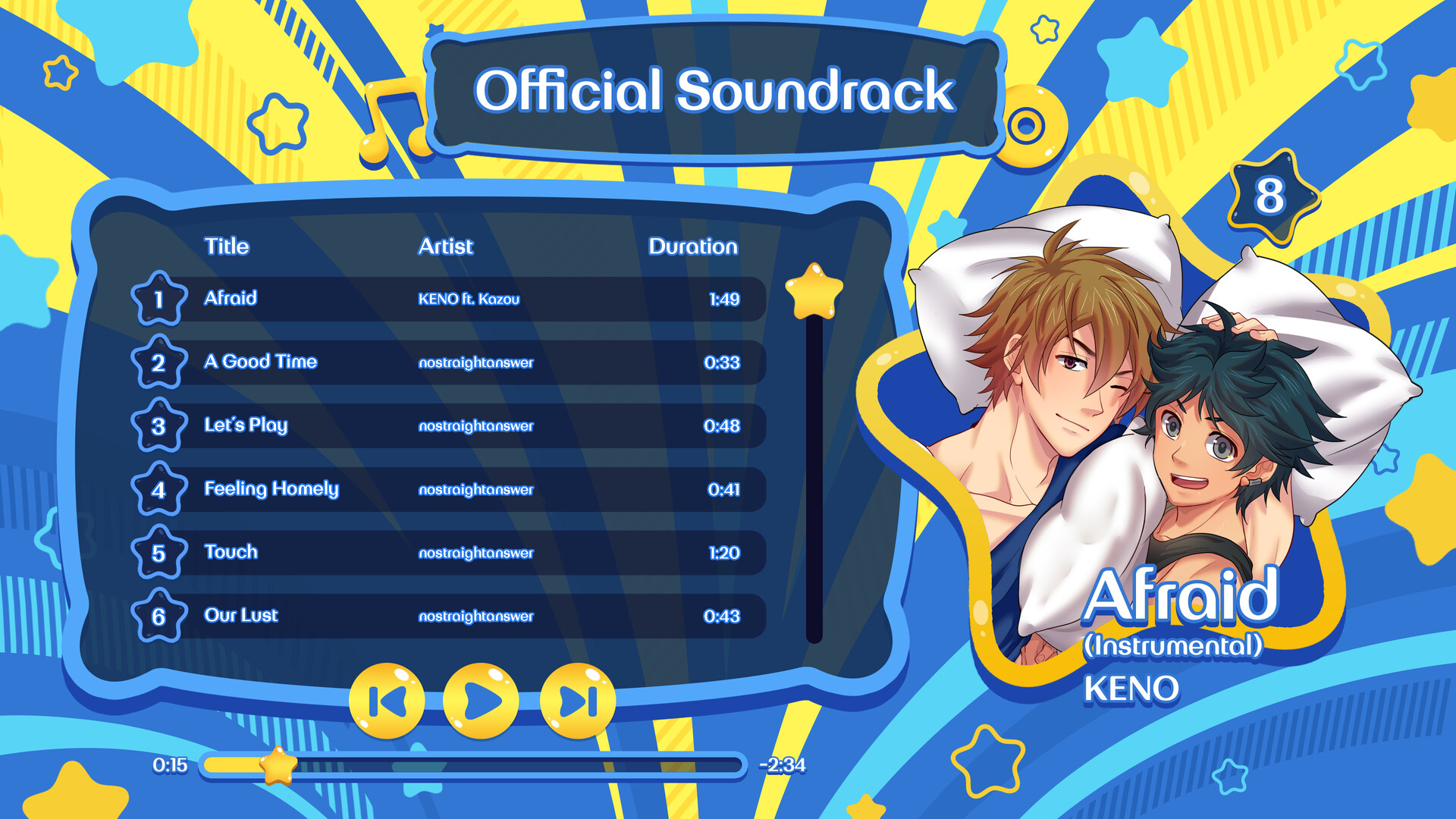 Sleepover: reWake Soundtrack Featured Screenshot #1