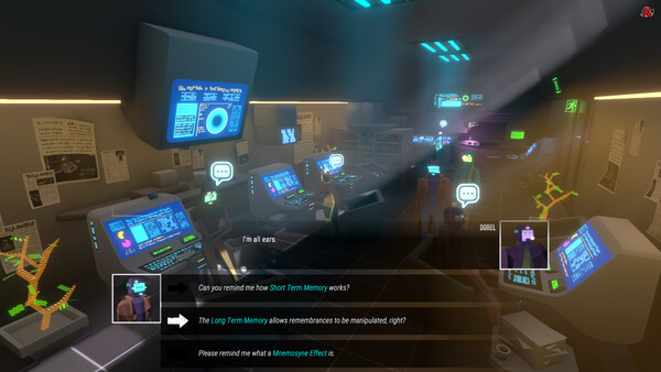 Screenshot of Nocturne for Cyl-Hestia gameplay showing in-action mechanics