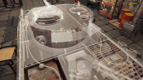 Screenshot z Tank Mechanic Simulator