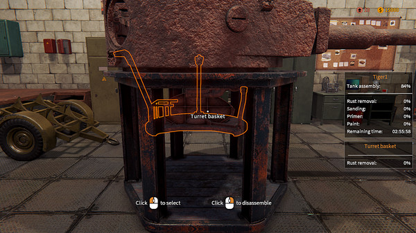 Screenshot z Tank Mechanic Simulator