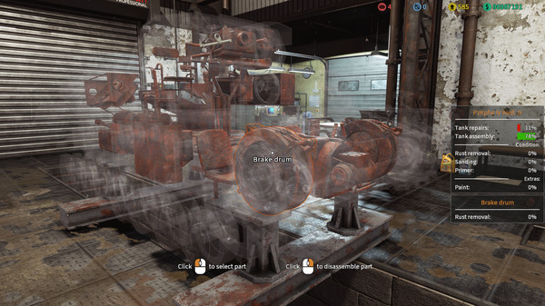Screenshot z Tank Mechanic Simulator