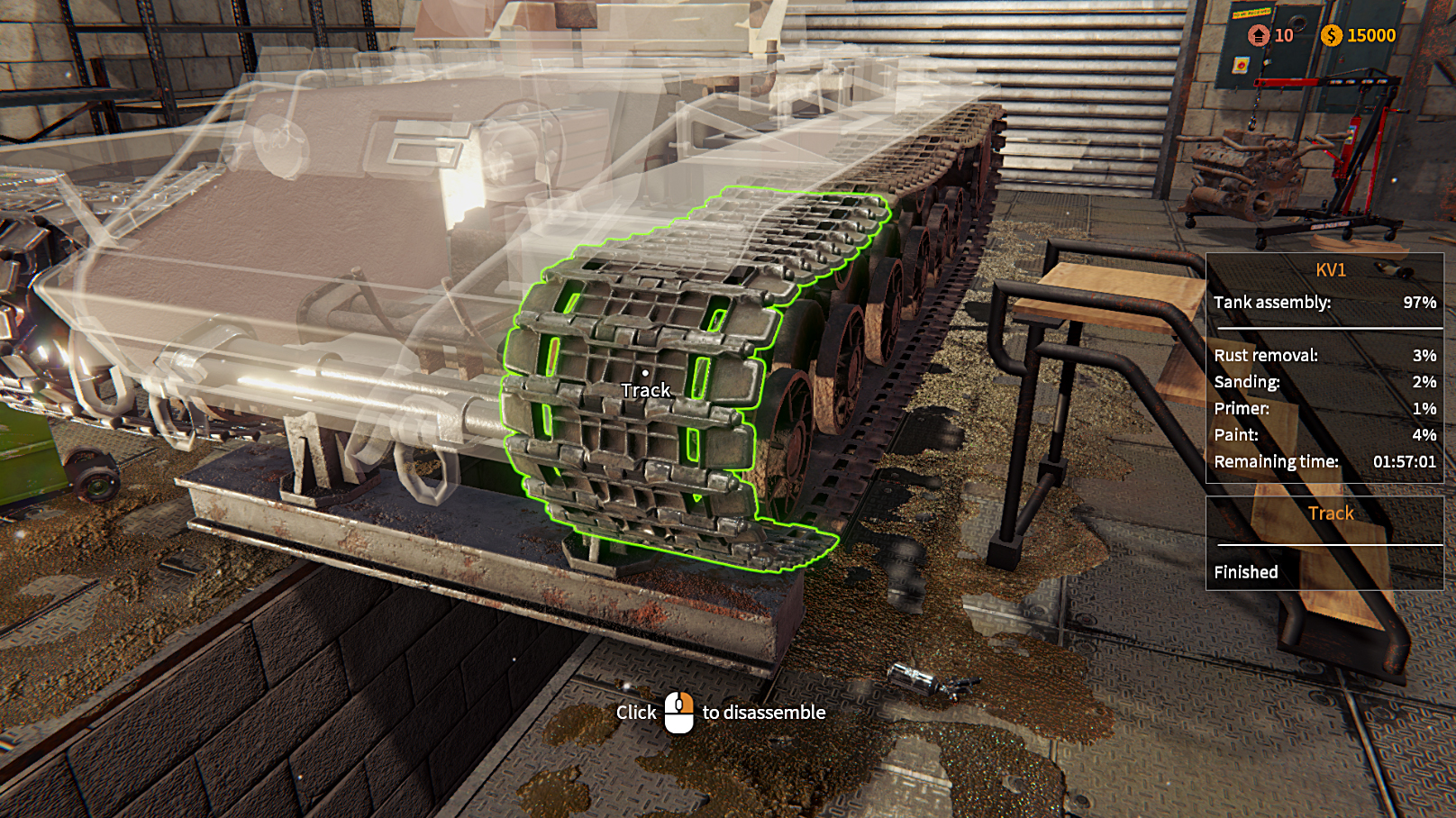 Screenshot de Tank Mechanic Simulator