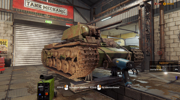 Screenshot z Tank Mechanic Simulator