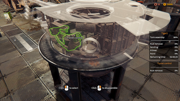 Screenshot z Tank Mechanic Simulator