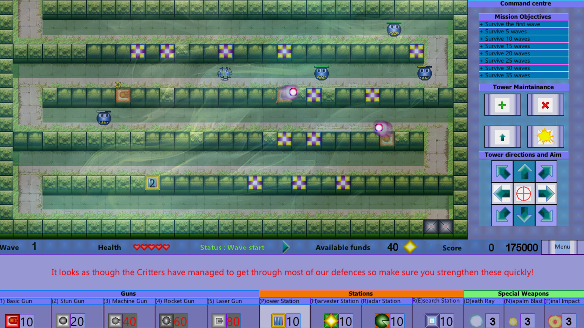 Critter Chaos TD screenshot 0