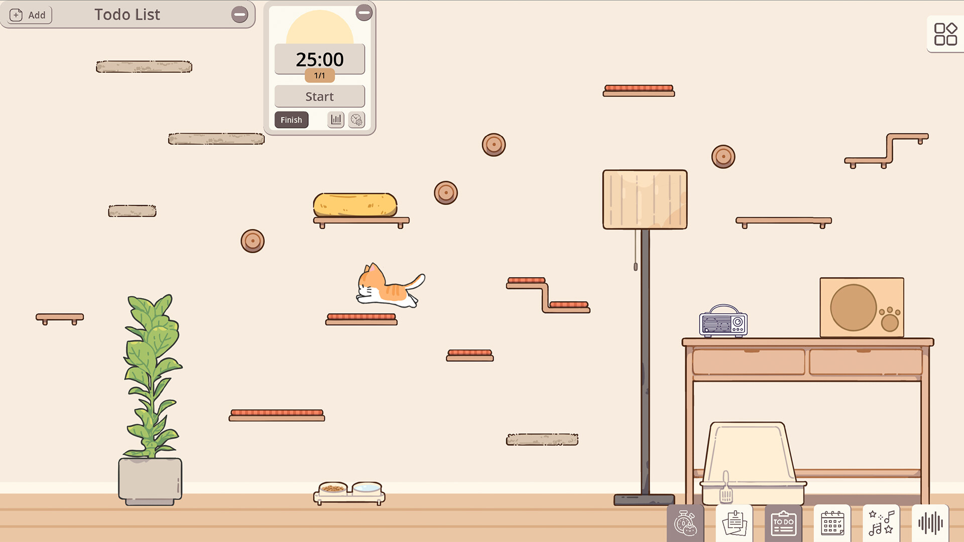 Meow Time: cozy cat room screenshot #6