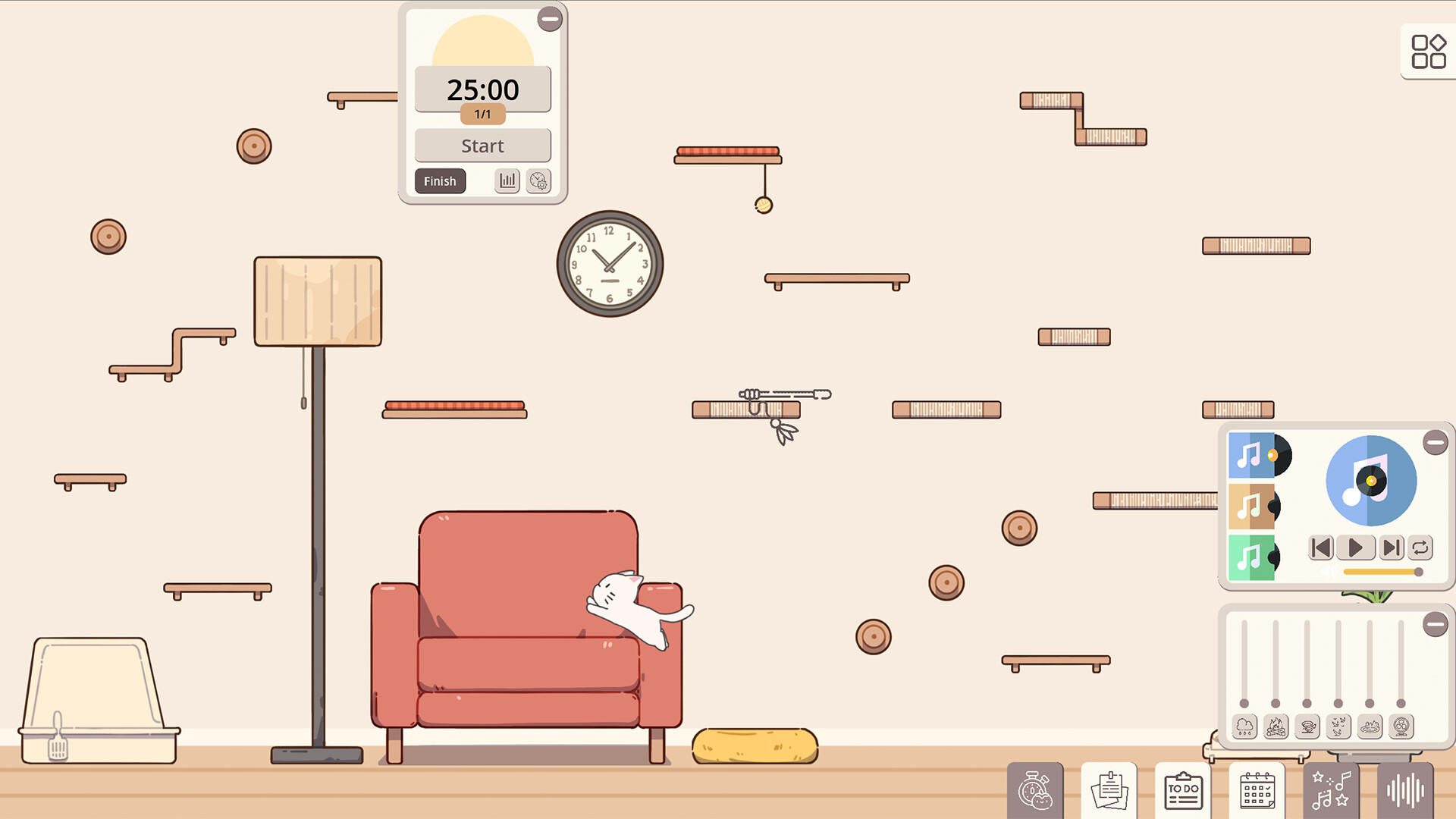 Meow Time: cozy cat room screenshot #4