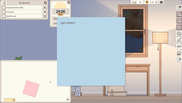 Meow Time: cozy cat room screenshot 2