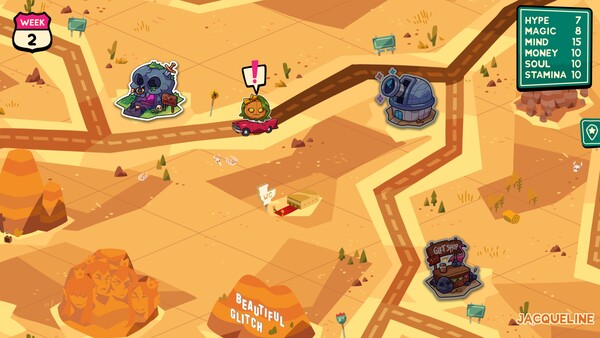 Monster Roadtrip Playable character - Jacqueline