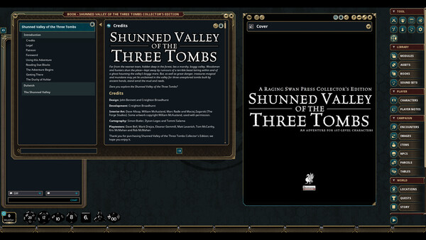 Fantasy Grounds - Shunned Valley of the Three Tombs Collector's Edition