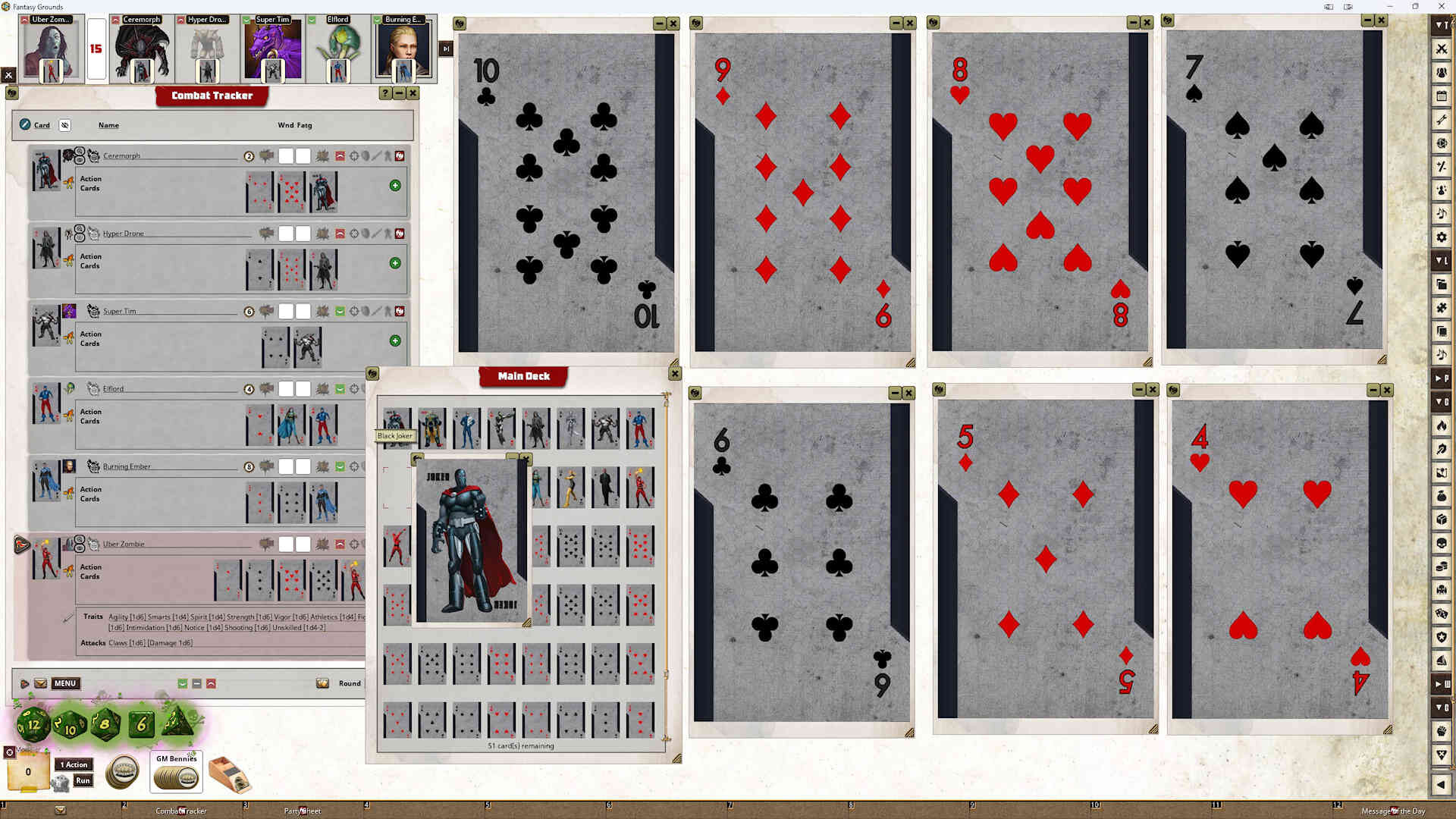Fantasy Grounds - Savage Worlds - Necessary Evil Action Deck