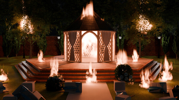 Screenshot of Vivian Wade: Danger Down The Aisle gameplay showing in-action mechanics