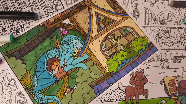 FIND ALL 9: Fantasy - Coloring Book screenshot 7