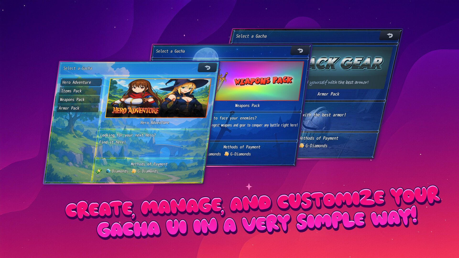 #1. RPG Maker MZ - UNDERMAX - Easy Gacha System Plugin (Steam) 由: Gotcha Gotcha Games