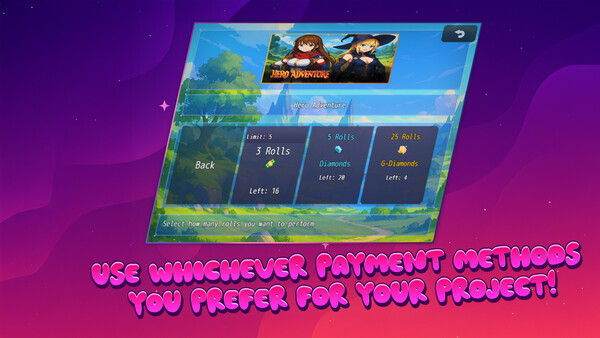 RPG Maker MZ - UNDERMAX - Easy Gacha System Plugin