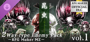 RPG Maker MZ - 2Way-type Enemy Pack Vol.1 Insect