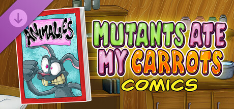 Mutants Ate My Carrots - Animalies Comic Book Banner