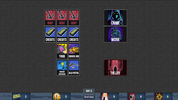MafiaPunk: A Card Sim game for Linux 1