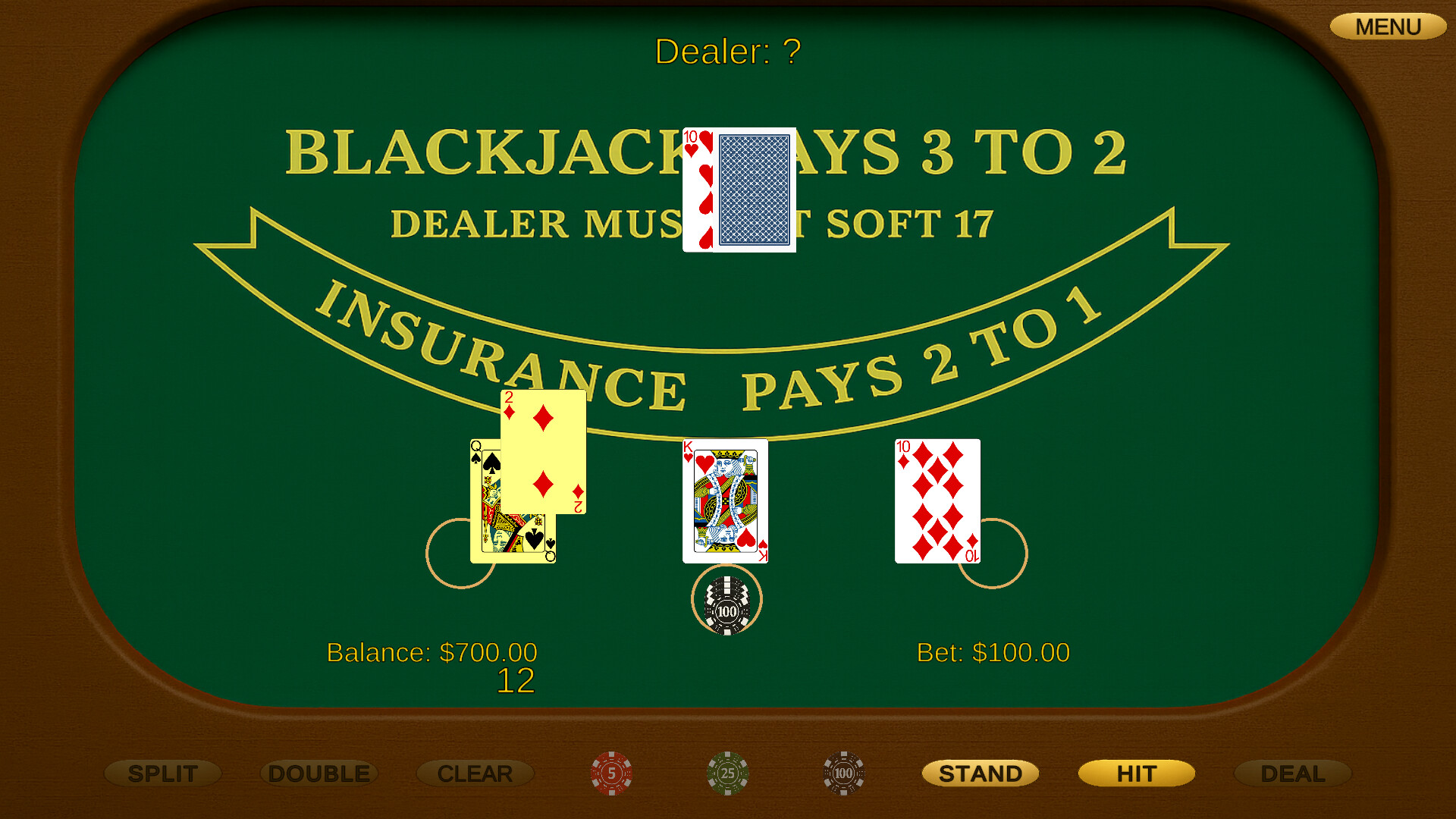 Classic Blackjack screenshot #4
