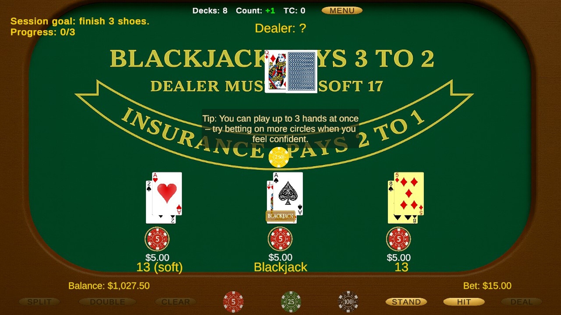 Classic Blackjack screenshot #5
