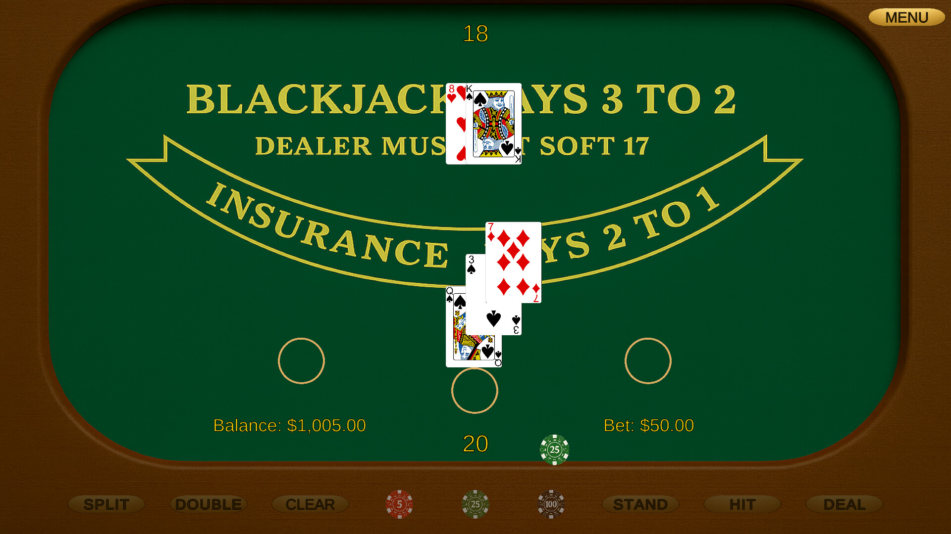 Classic Blackjack screenshot #5