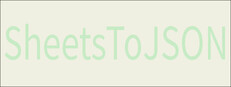 SheetsToJSON