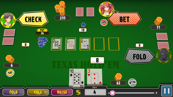 Poker Pretty Girls Battle: Texas Hold'em screenshot 2