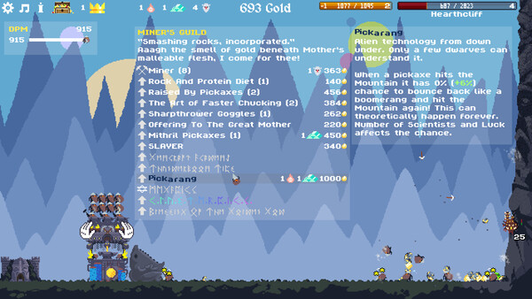 Скриншот из Dwarf Eats Mountain