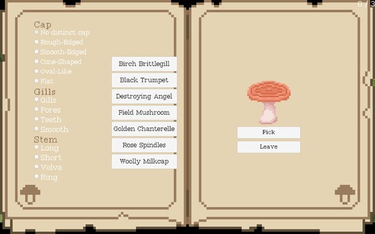 The Mushroom Journal game for Linux 1