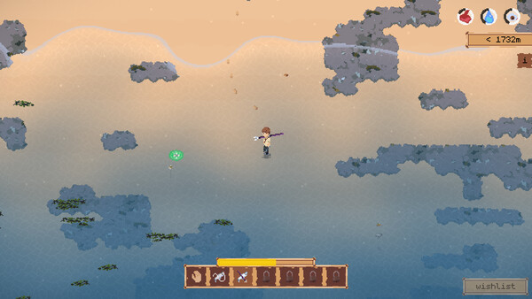 Screenshot of Once Upon a Swagman gameplay showing in-action mechanics