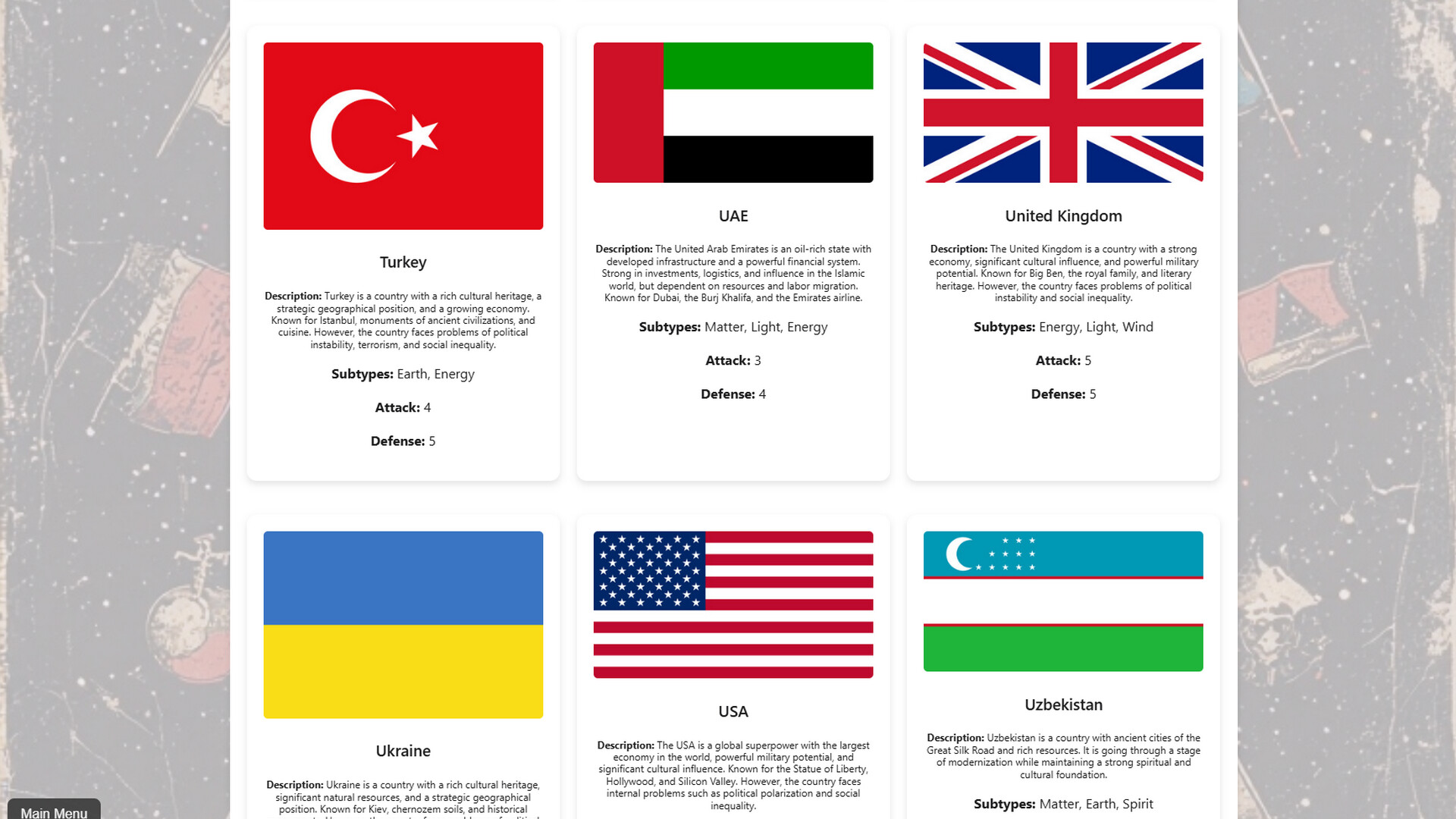 GLOBAL CONTROL COUNTRIES screenshot #3