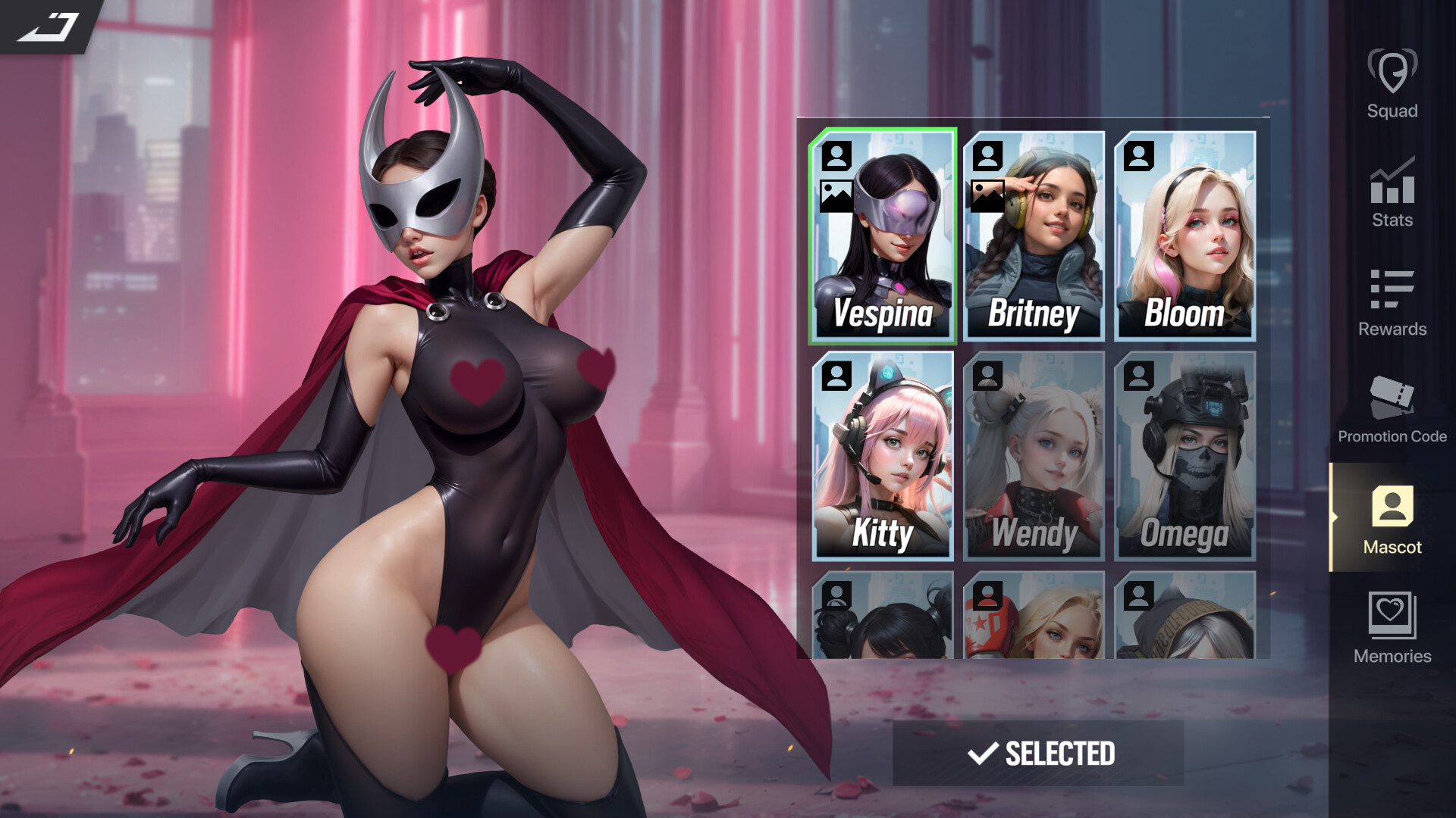 Lust Goddess — Mascot Vespinaのスクリーンショット 1