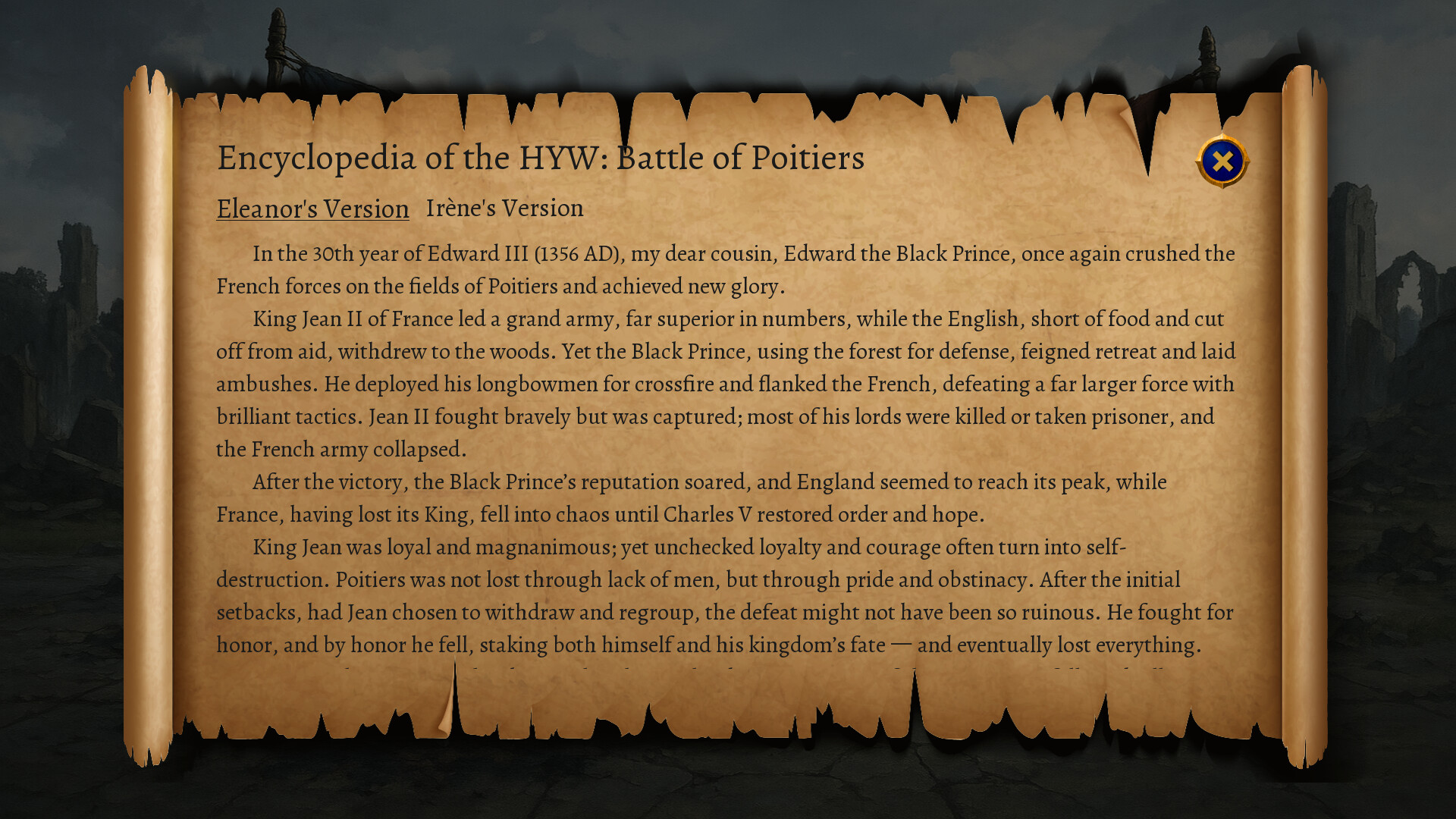 Fire & Crown: A Romantic Tale of the Hundred Years' War screenshot #9