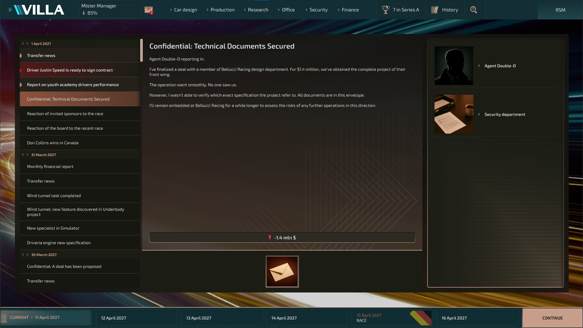 Racing Series Manager screenshot #3