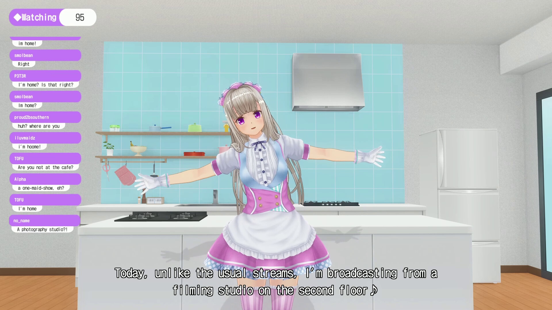 CUSTOM ORDER MAID 3D2 It's a Night Magic Empire Maid Cafe scene