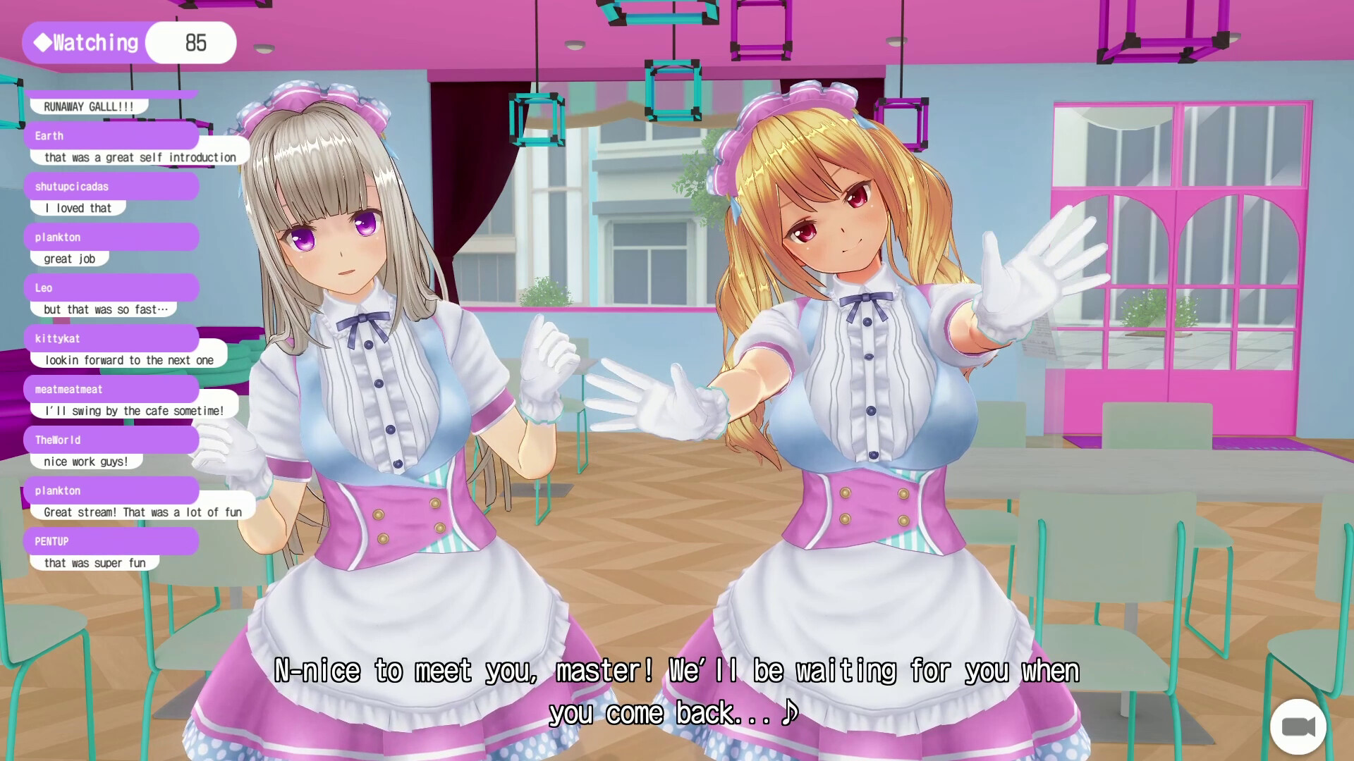 CUSTOM ORDER MAID 3D2 It's a Night Magic Empire Maid Cafe scene