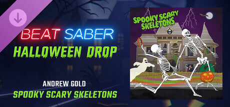 Beat Saber - Andrew Gold - Spooky Scary Skeletons – Undead Tombstone Remix Header Image