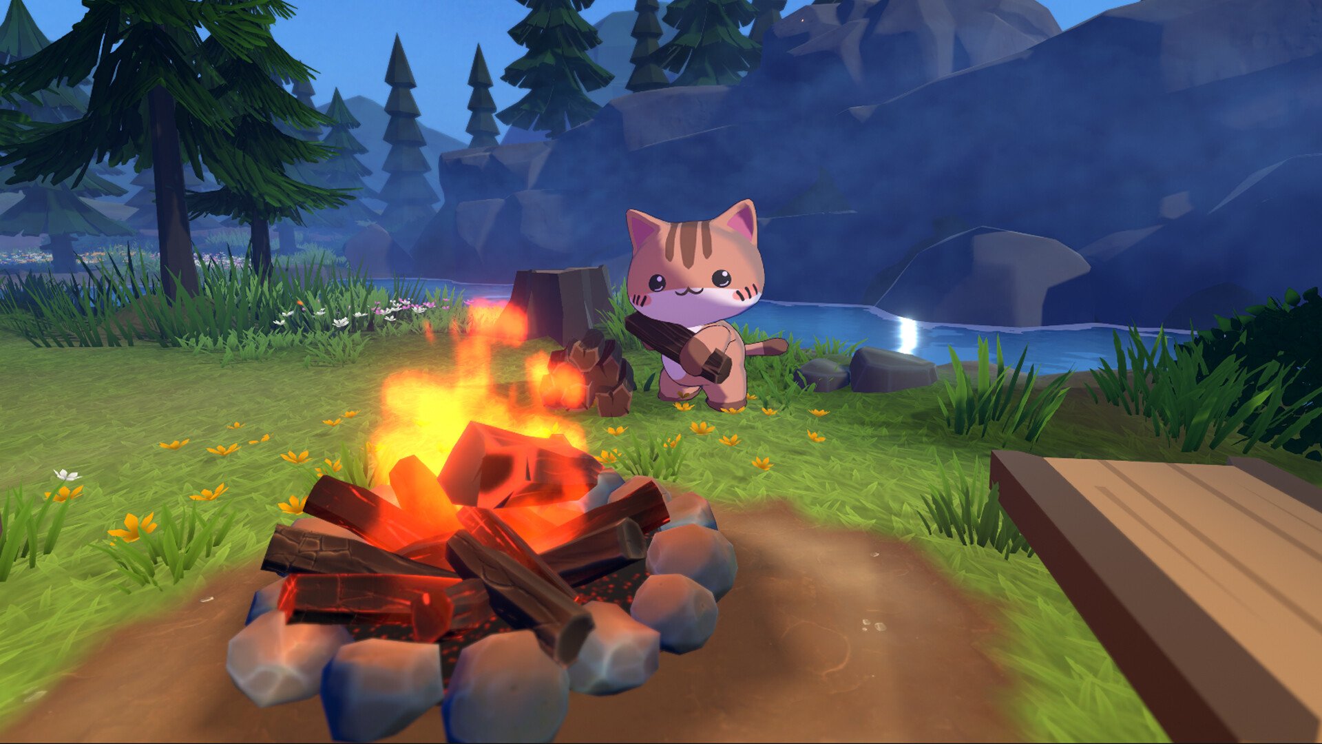 Gameplay de Cozy Campfire Club