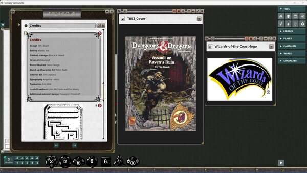Fantasy Grounds - D&D Classics: TRS3 Assault on Raven's Ruin (1E)