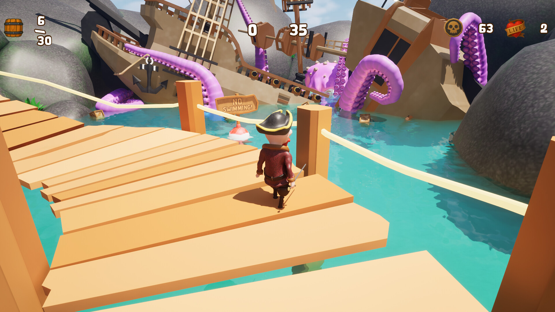 Captain Sharkbait: Voyage for Treasure screenshot #3