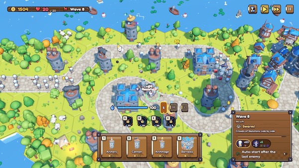 Bones will Fly: Tower Defense screenshot 2
