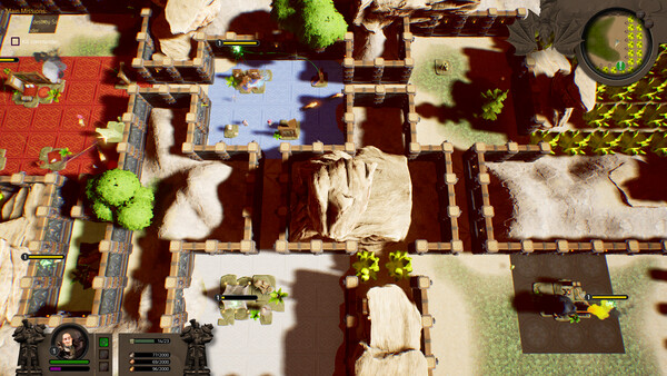 Screenshot of Dominar Sanctum gameplay showing in-action mechanics