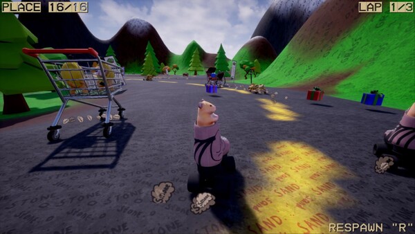 MEMOLOGY: Absurd racing game for Linux 1