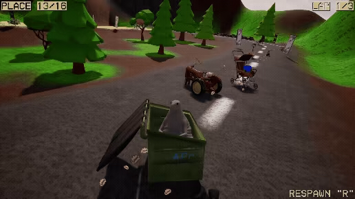 MEMOLOGY: Absurd racing video 1